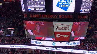 Hannah Playing Organ for the Flames vs. Anaheim Ducks Feb. 17 2020