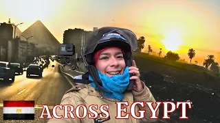 Ep. #11 Alone Across Egypt | 3,310km North to South Motorcycle Vlog | لفيت مصر بالموتسيكل
