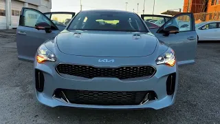 2023 Kia Stinger. Детали интерьера и экстерьера Kia Stinger 2023 года Потрясающий седан.