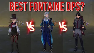 Lyney vs Neuvillette vs Wriothesley Gameplay Comparisons & Showcases! Who’s Fontaine’s Best DPS???