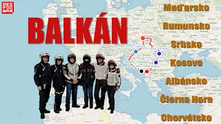 Moto trip Balkán 2023 - Rumunsko, Srbsko, Kosovo, Albánsko, Čierna Hora, Chorvátsko