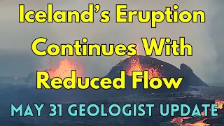 Iceland's Newest Eruption Slows, Several Roads Cut Off, Town Intact: Geologist Analysis