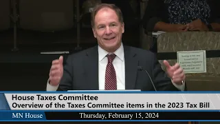 House Taxes Committee 2/15/24