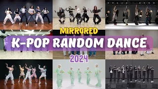 [MIRRORED] K-POP RANDOM DANCE CHALLENGE | 2024 ver.