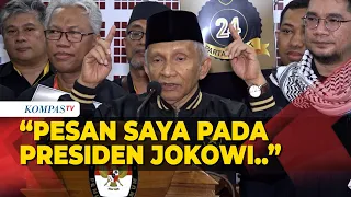 Amien Rais Ungkap Pesan Khusus untuk Jokowi Usai Partai Ummat Lolos Pemilu 2024