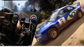 INSANE JUMP in Finland - DiRT Rally 2.0 | Simucube 2 Ultimate - 6 DOF Sim Motion