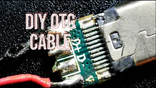 DIY type-c to OTG cable