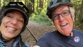 Skunk Train Railbikes on the Noyo River experience with HI Travel Tales