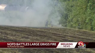 Water supply a concern as firefighters battle grass fire in New Orleans East