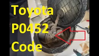 Causes and Fixes Toyota P0452 Code: Evaporative Emission Control System Pressure Sensor Intermittent