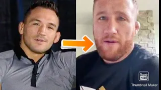 Justin Gathje & Michael Chandler. "it'll be fun to punch him in the face"