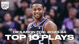 De'Aaron Fox Top 10 Plays of the 2023-24 Season