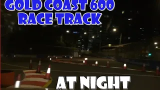 Castrol Gold Coast 600 - Driving on the Race Track at Night