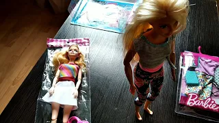 Обзор кукол. Распаковка куклы Barbie - Made to move (безграничные движения).