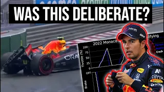 What The Data Reveals About Perez's Monaco Crash | F1 Through The Visor