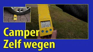 Camper TV 222 Zelf je camper makkelijk wegen