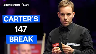 Alister Carter's outstanding 147 break at the British Open! | Eurosport Snooker