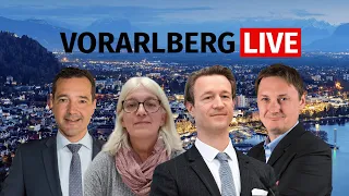 Vorarlberg LIVE mit Elisabeth Erker, Gerald Loacker und Gernot Blümel