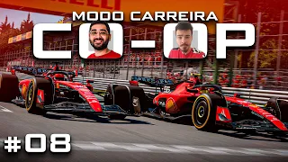 F1 23 - MODO CARREIRA CO-OP! CORRENDO NA CASA DA FERRARI! ft.  @KevinKs3