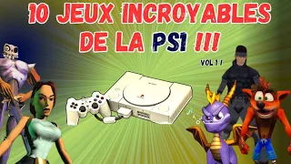 10 JEUX INCROYABLES de la PlayStation (PS1)