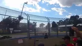 Alonso Gutierrez crash Melbourne Australian grand Prix 2016