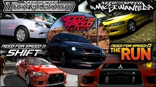 Mitsubishi Lancer Evolution in NFS Games - 1080pHD