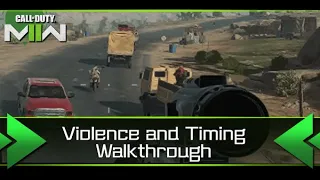 Violence and Timing Mission Walkthrough on Realism - Modern Warfare 2 Campaign