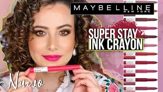 MAYBELLINE SUPER STAY INK CRAYON/ Reseña y Lip swatches