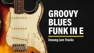 Groovy Blues Funk Guitar Backing Track Jam in E