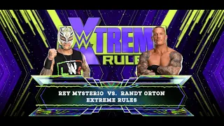 WWE 2K24 Gameplay REY MYSTERIO VS RANDY ORTON EXTREME RULES
