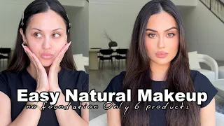 Easy Minimal Makeup No Foundation Only Using 6 Products | Christen Dominique