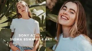Sony A7III + Sigma 85mm f1.4 ART Behind the Scenes Photoshoot