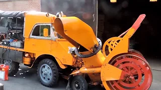 Король бездорожья. История Unimog. Фильм#4. Унимоги первых серий в снегу.