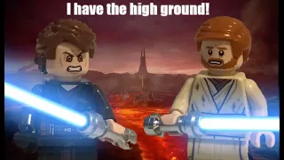 Anakin vs Obi-wan // Lego Star Wars //Stop Motion // Brickfilm