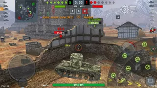 KV-2 Fort Despair Mastery Badge 3242 hp Damage 5 kills World OF Tanks Blitz