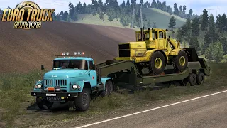 Хонхолой – Баляга 🚚 ЗиЛ 131 + ЧМЗАП 5247 🚜 К-701 "Кировец" 🌎 Суровая Россия