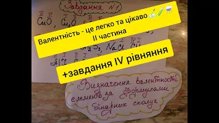 Хімія 7 кл. Валентність, ІІ частина. Визначення валентності елементів за формулами бінарних сполук.