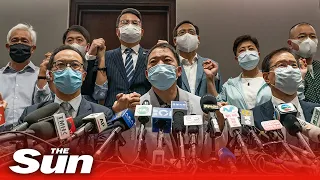 All pro-democracy Hong Kong lawmakers resign in protest to China