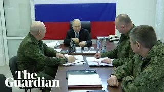 Putin visits Russian troops in Ukraine's occupied Kherson and Luhansk regions