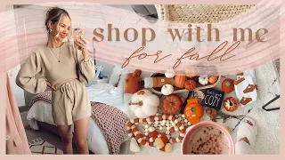 SHOP WITH ME FOR FALL | Target, HomeGoods, Ross, Kirkland's, & more! 🍂✨