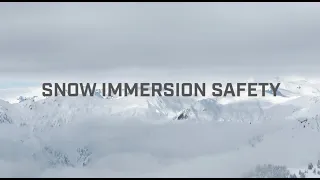 Treewell and Snow Immersion Safety