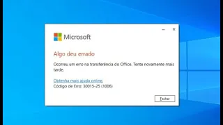 ERRO OFFICE   30015 ERRO AO DESINSTALAR