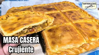 🥙🐟Hazla ASÍ y Verás que DIFERENCIA ❗ Receta Fácil PASO a PASO: EMPANADA GALLEGA de ATÚN 😋