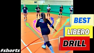 THE BEST LIBERO DRILL- Improve Volleyball Defense