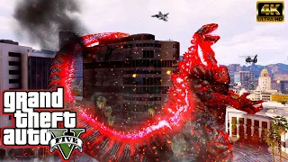 Shin Godzilla Come to Destroy Los Santos City (GTA V Mod)