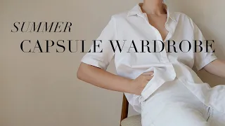 Meine SUMMER CAPSULE WARDROBE | Minimalismus im Kleiderschrank