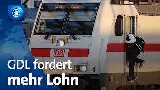 Bahn-Tarifverhandlungen: GDL fordert mehr Geld, weniger Arbeitszeit