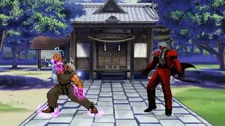 Mugen Street Fighter God Akuma vs King of Fighters God Rugal
