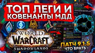 ТОП ЛЕГИ И КОНВЕНАНТЫ ДЛЯ МДД wow shadowlanbs 9.1.5