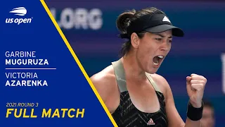 Garbine Muguruza vs Victoria Azarenka Full Match | 2021 US Open Round 3